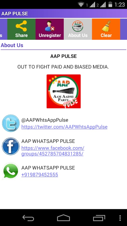 AAP(Aam Aadmi Party) Pul...截图4