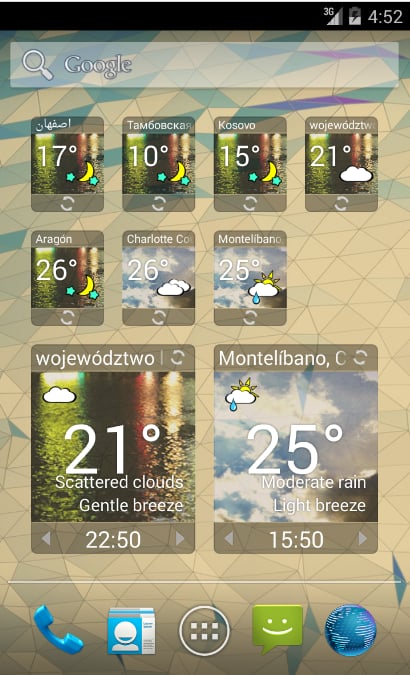 IC Weather Widget - Clas...截图1