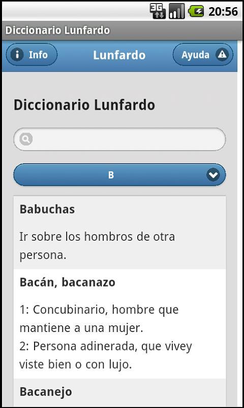 Diccionario Lunfardo截图2