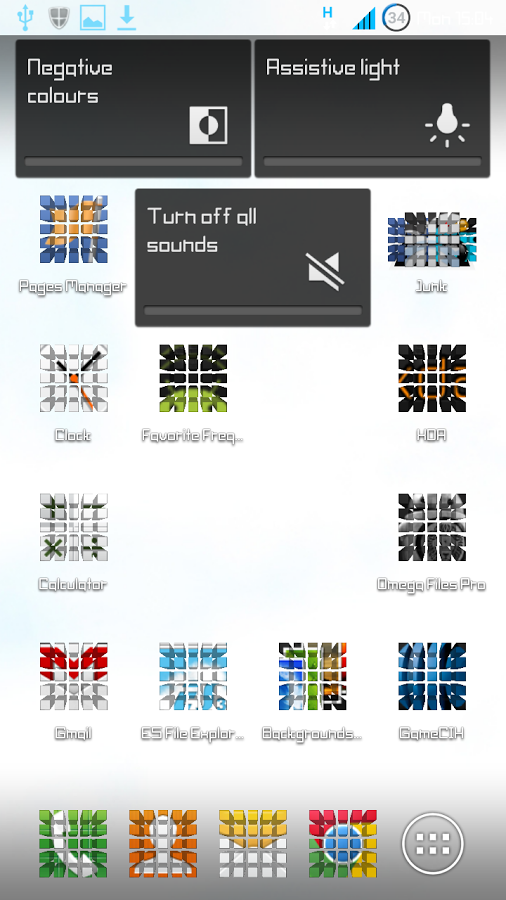 Perspective cubes icons截图2