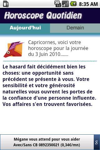 Horoscope Capricorne Francais截图1