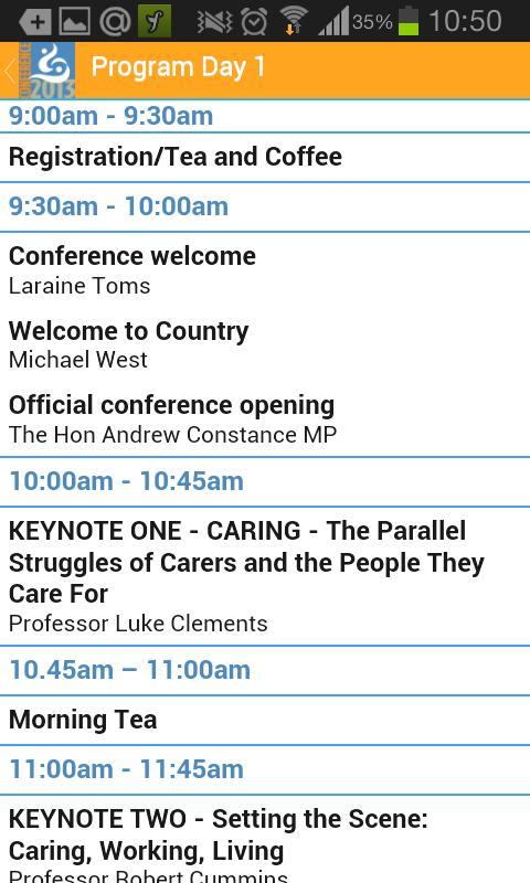 Carers NSW 2013 Conference截图3