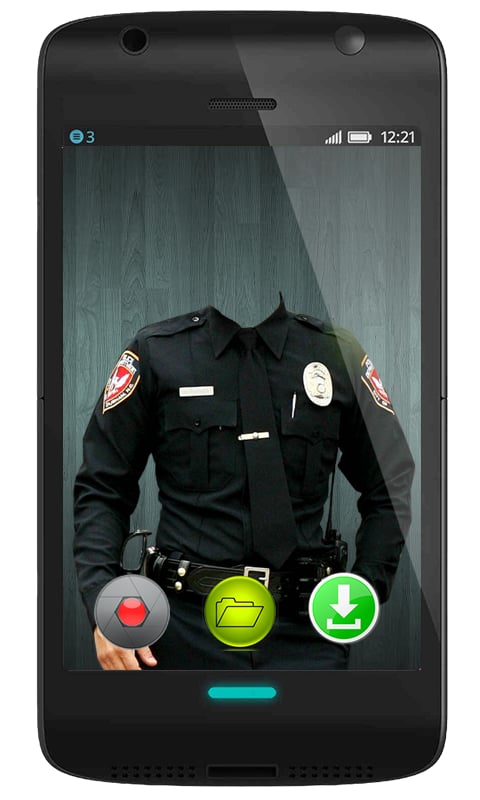 Police Suit Camera Photo截图3