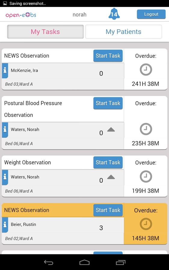 open-eObs Mobile - NFC截图3