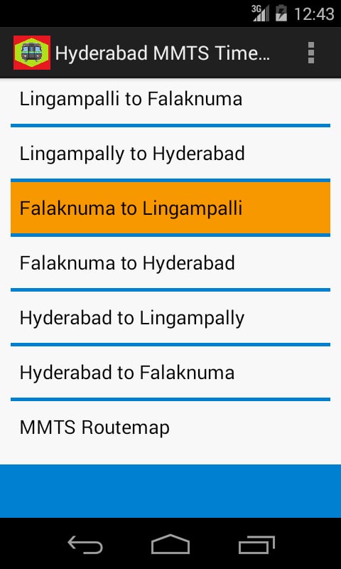 Hyderabad MMTS Timetable截图2