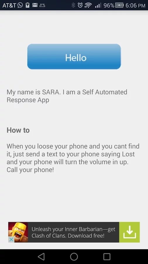 SARA- Self Automated Res...截图1