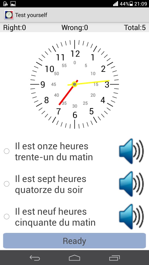 Tell Time in French截图1