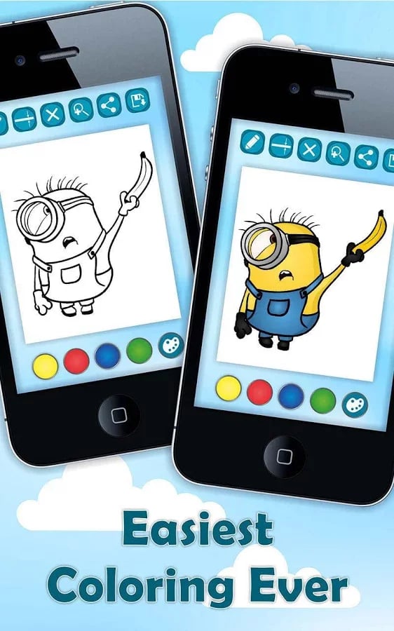 Coloring Pages Minions E...截图6