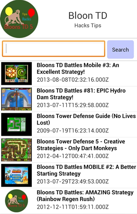 Hacks, Tips for Bloon TD截图2