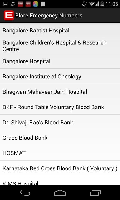 Bangalore Emergency Numbers截图7