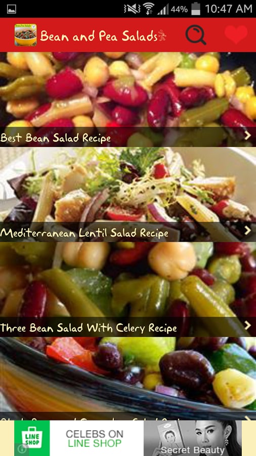 Bean and Pea Salads Reci...截图1