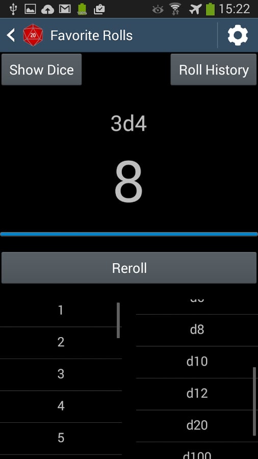 d20 Dice Roller截图1