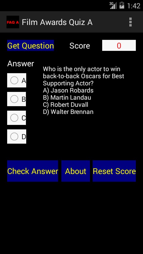 Film Awards Quiz A截图2