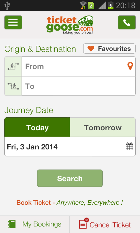 ticketgoose Online Bus Tickets截图3