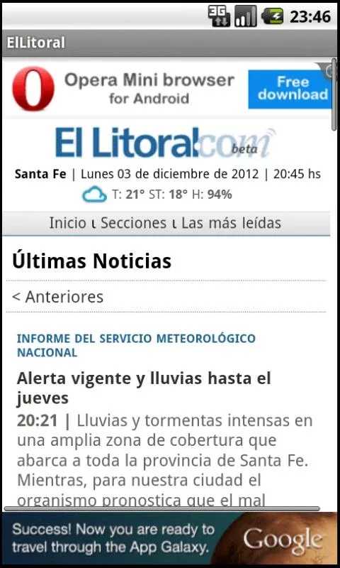 Lector Diario El Litoral截图2