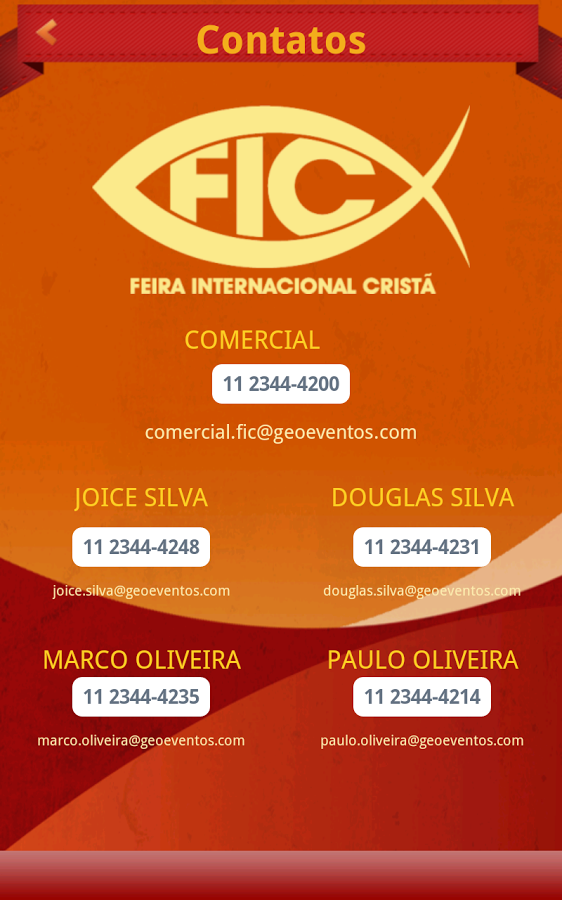 FIC Feira Internacional Cristã截图5