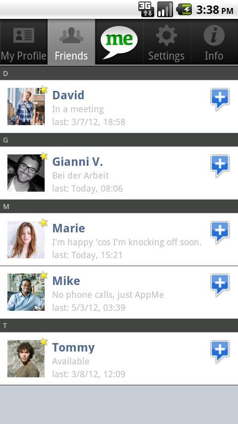 AppMe Chat Messenger截图3