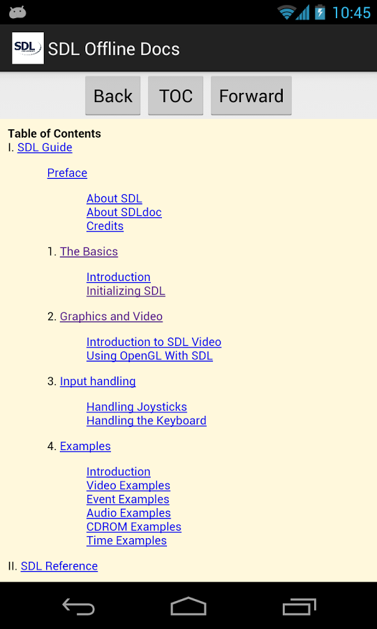 SDL Offline Documentation截图2