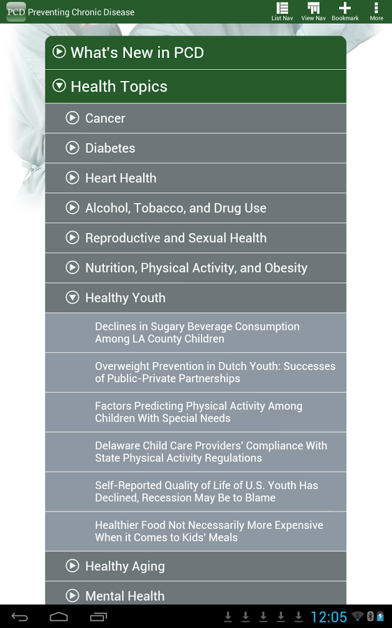 Preventing Chronic Disease-PCD截图2