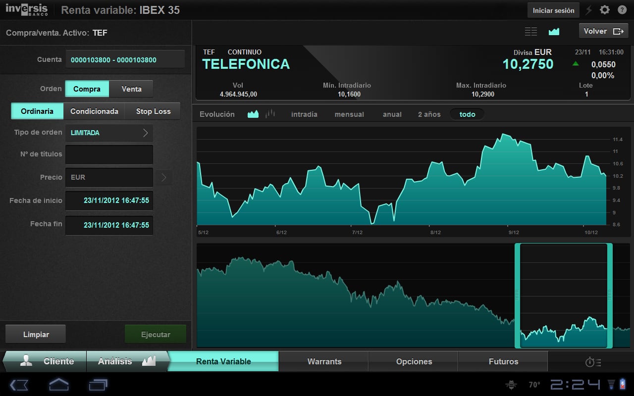 Inversis Banco截图1