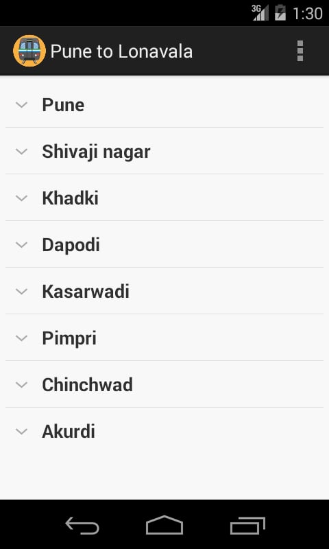 Pune Local Train Timetab...截图1