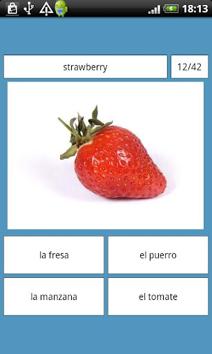 Spanish Words Quiz: Fruits截图2