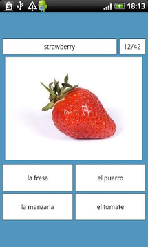 Spanish Words Quiz: Fruits截图