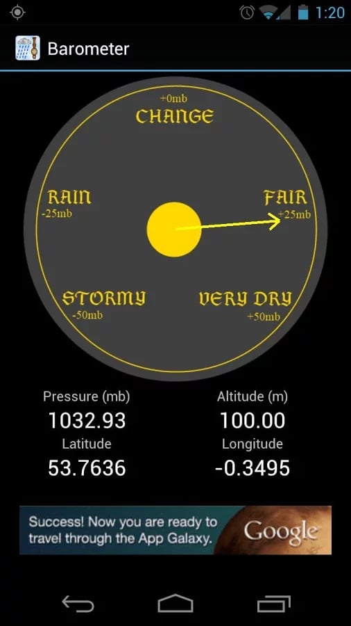 Weather Barometer截图3