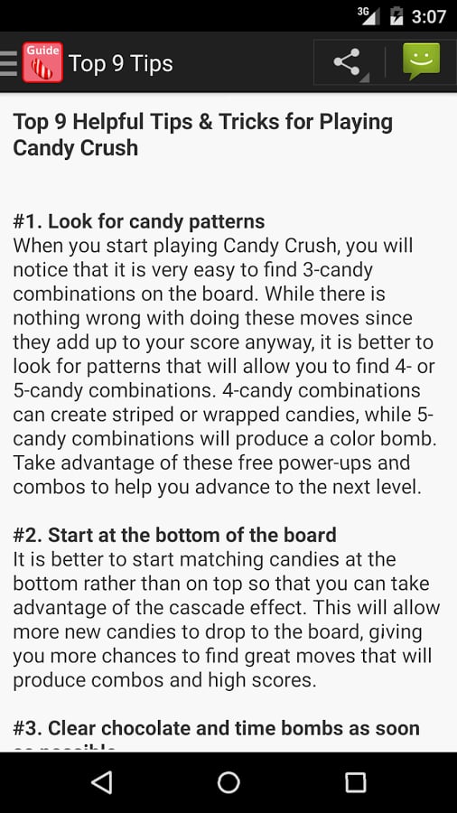 Guide for Candy Crush Sa...截图2