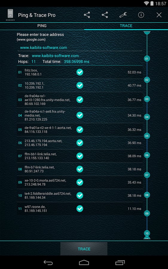 Ping and Trace Pro截图9