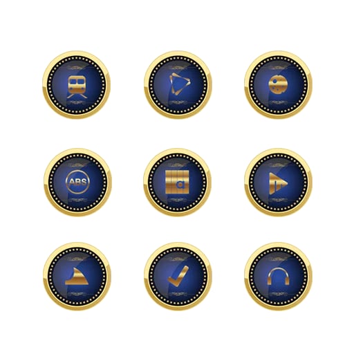 Blue Medal Icon Pack截图2