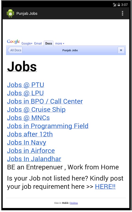 Punjab Jobs截图2