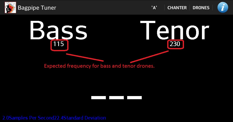 Maetion Bagpipe Tuner截图3