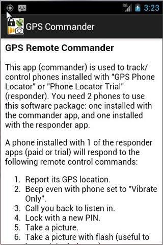 GPS Phone Commander截图1