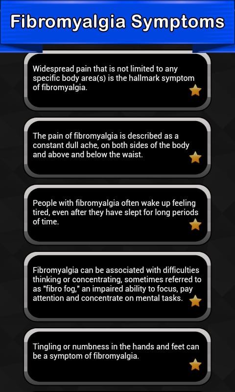 Fibromyalgia Symptoms截图1