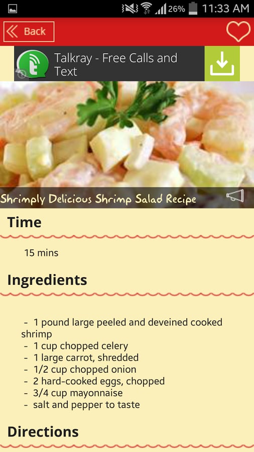 Seafood Salads Recipes截图4