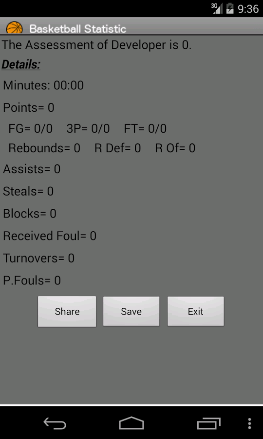 Basketball Statistic截图3