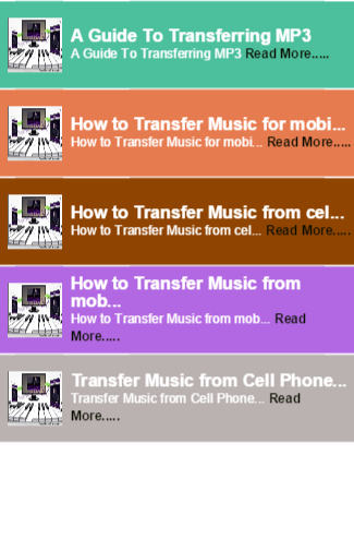 Transfer Music for mobile截图1