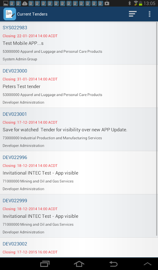 SA Tenders and Contracts截图2