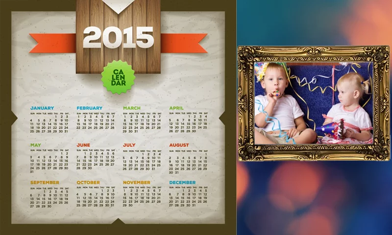 2015 Calendar Photo Frames截图3