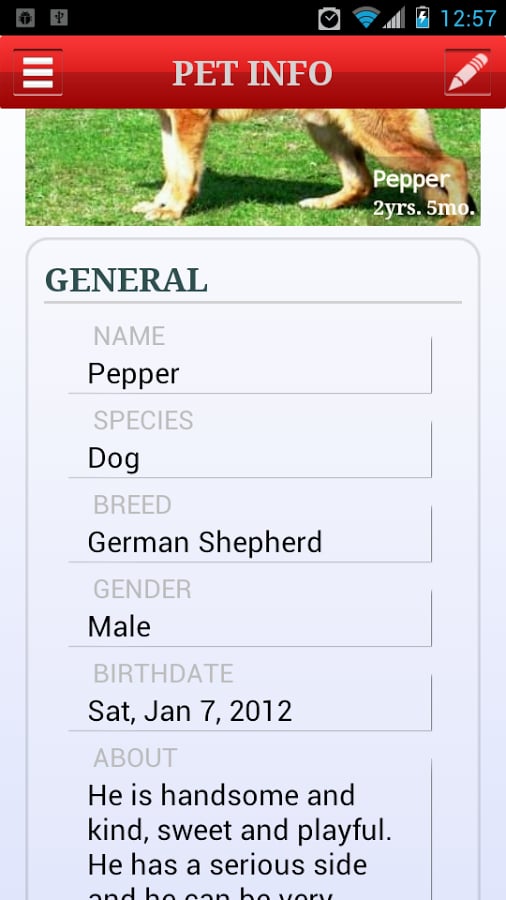 Pet Profile Free截图3