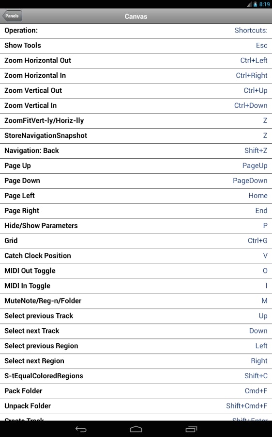 Shortcuts for Logic Pro截图10