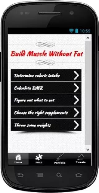 Build Muscle Without Fat截图2