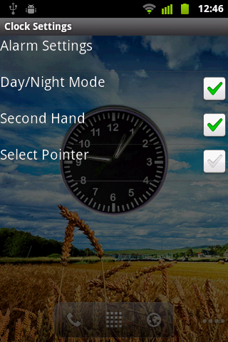 Day/Night Analog Clock W...截图5