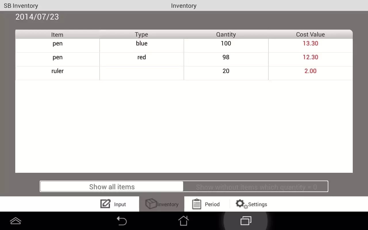 SB inventory (Lite)截图1