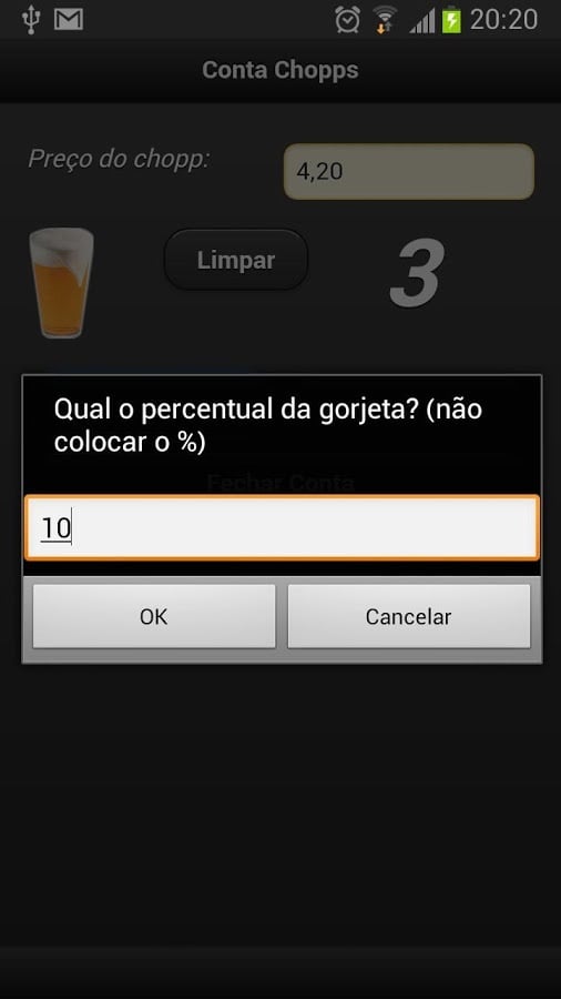 Conta Chopp Lux截图3