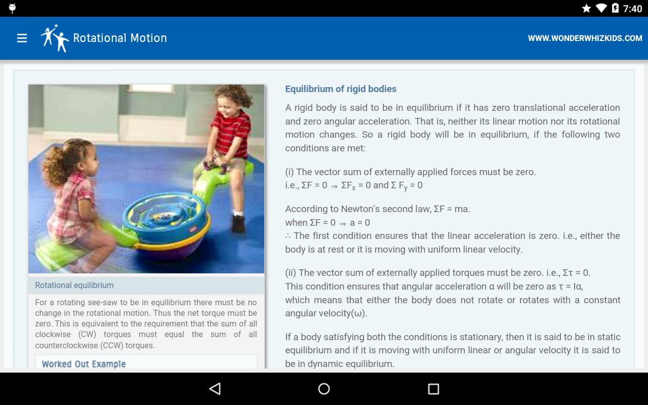 Rotational Motion截图3