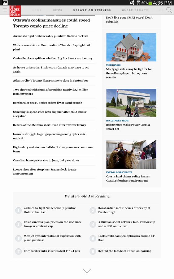 The Globe and Mail Andro...截图6