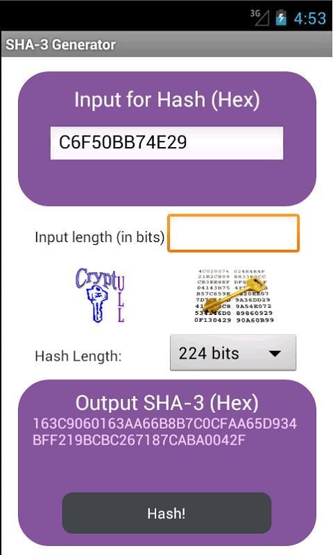 SHA-3 Generator截图2