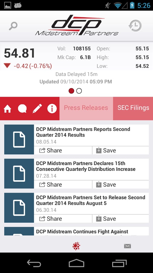 DCP Midstream Partners I...截图2